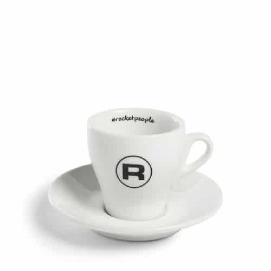 Accessoires Casa Barista Cappuccinokopjes | Rocket People Kopjes Flatwhite Wit (6St)