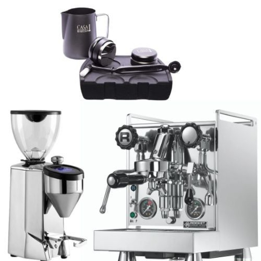 Espressomachines Casa Barista | Set Rocket Mozzafiato R & Fausto