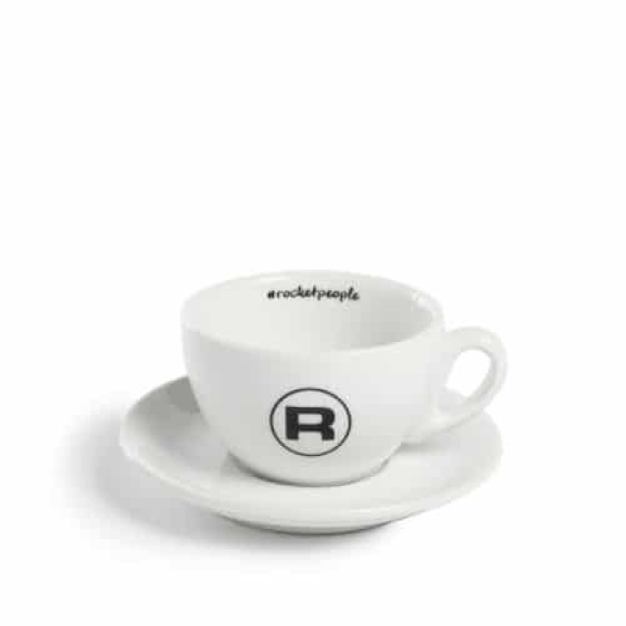 Accessoires Casa Barista Cappuccinokopjes | Rocket People Kopjes Cappuccino Xl Wit (6St)