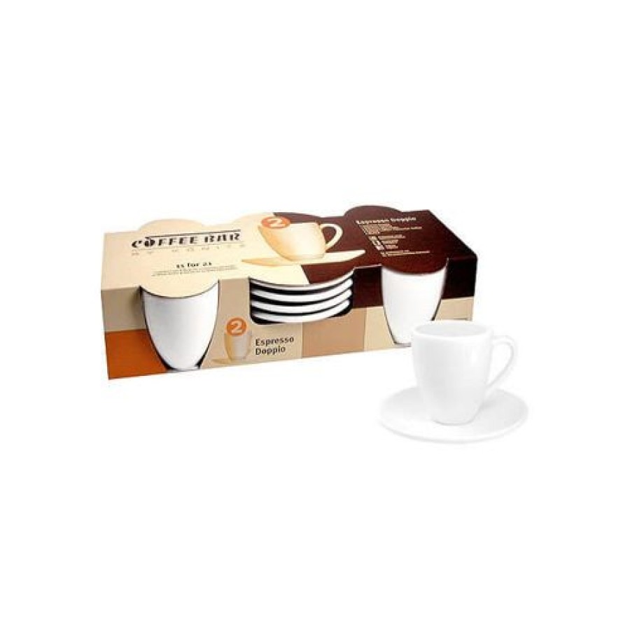 Accessoires Casa Barista Cappuccinokopjes | Konitz Nr2 Doppio Espresso Kopjes